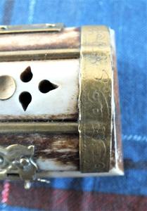 Caja de almacenamiento de ágata pulida personalizada más vendida caja de joyería de diseño de hueso Natural indio proveedor OEM artesanías naturales de animales - Product Image 4