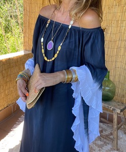 Novedades de Verano 2023, Ropa de Moda para Mujer, Vestido Largo Informal Bohemio con Estampado Floral, Vestido Maxi con Hombros Descubiertos, Estilo Boho Chic - Product Image 2