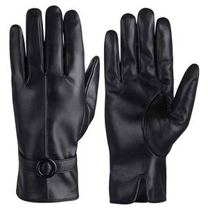 Gants de conduite et de vélo en cuir véritable de style nouveau, unisexe, compatibles avec les écrans tactiles, légers, personnalisables OEM - Product Image 1