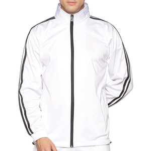 Custom OEM Running Sports Custom Blank Logo Fit Sweatsuit Set Pantalones de chándal Joggers Cremallera completa Chándales para los hombres - Product Image 5