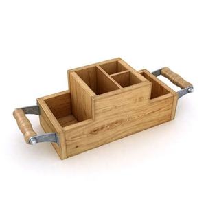 Caddy en bois au design antique pur d'une seule pièce pour la conception de fermes plates et d'ustensiles de cuisine à un coût très élevé - Product Image 6