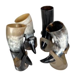 Auténtico Cuerno Vikingo de Búfalo Pulido Ecológico - Regalo de Boda Perfecto para Padrinos de Boda y Damas de Honor - Product Image 3