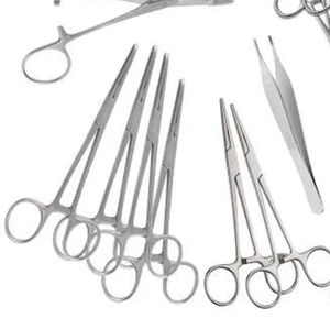 Kit Básico de Laparotomía, Juego de Instrumentos Quirúrgicos Manuales de Acero Inoxidable para Cirugía General, Uso Clínico Rutinario - Product Image 3