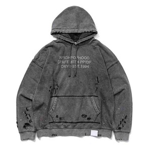 Nouveau Hoodie Homme Printemps 2025 – Coupe Classique, 100% Coton, Imprimé Numérique, Brodé, Effet Vieilli, Écologique et Respirant - Product Image 1