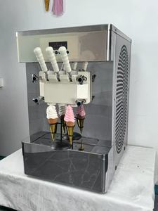 Commerciële softijsmachine van roestvrij staal, 2+1 gemengde smaken, 3D-spuitmondjes, professionele kwaliteit - Product Image 3