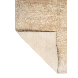 Alfombra Rectangular de Lana y Seda Entropy Ivory, Tejida a Mano, Color Sólido, para Hogar y Auto, Modelos Puzzle y Pasillo-Esh-1522 - Product Image 5