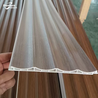 Panneau mural en PVC imperméable et écologique avec surface imitation bois pour revêtement mural intérieur de salon - Meilleur prix