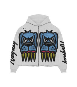 Custom Logo Men Plus Size High Quality Streetwear Thermal Heavyweight Cotton Vintage Distressed Sun Faded Hoodies - Product Image 4