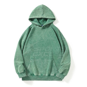 Sweats à capuche délavés à l'acide de grande taille les plus vendus pour hommes Concevez votre propre logo Sweats à capuche délavés à l'acide - Product Image 1