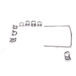 Kit de Dique Dental de Goma/Kit de Dique de Goma de Acero Inoxidable de 12 Piezas con Abrazaderas de SurgiRight Instrument - Product Image 2
