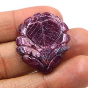 Rubí Rojo Natural Tallado en Cabujón, Gema de Rubí Tallada a Mano, Piedra Suelta Lisa, Proveedor Mayorista para Joyería - Product Image 1