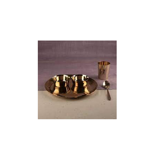 ชุดจานดินเนอร์ทองเหลืองดีไซน์ทันสมัย,เซตภาชนะอาหารเย็นสุดหรูสำหรับมื้อค่ำและงานแฮนด์เมด - Product Image 3