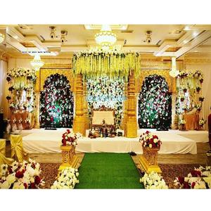 Mandalas de boda de estilo Gopuram, decoración tradicional de Fusion, decoración de escenario de boda con temática de Escorpio - Product Image 1