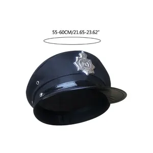 Casquette de cérémonie officielle en gros avec insigne en métal, bord durable et broderie pour les agences et les commandes institutionnelles - Product Image 4
