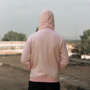 Sudaderas con capucha de pasamontañas de alta calidad Color rosa claro con cremallera hasta manga larga cálido invierno pasamontañas sudaderas con capucha - Product Image 5