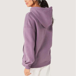 Service OEM Sweats à capuche et sweat-shirts pour femmes poids lourd personnalisés Sweats à capuche pour femmes en coton molletonné avec broderie vintage imprimée - Product Image 2