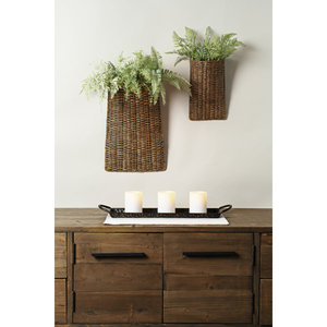 Handmade Rattan Wall Planter <b>Basket</b> <b>for</b> Indoor Outdoor Plants Natural Decor Piece Exported from India - Product Image 2