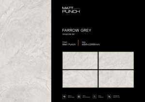 600x1200 Carreaux de sol en porcelaine sculptés Finition mate Durable pour l'intérieur des maisons contemporaines Antidérapant Salle de bain Antibactérien - Product Image 6