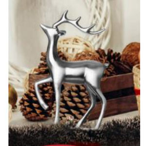 Stylish Metal Double Cast Iron Reindeer Stocking Holder for <b>Christmas</b> Decoration Mantle <b>Christmas</b> Stocking Holder - Product Image 4