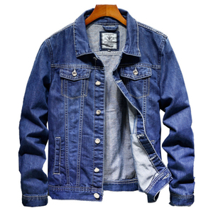 Usine de fabrication de vestes en jean sur mesure de haute qualité OEM, vente en gros de vestes en jean pour hommes - Product Image 3