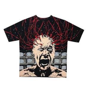 Camiseta personalizada Vintage Acid Wash DTG para hombre, ropa de calle de gran tamaño, camisetas gráficas - Product Image 6