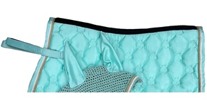 เบาะรองนั่งผ้าฝ้ายสำหรับแข่งม้าขี่แบบอังกฤษแผ่นรองอานม้าทนทานวัสดุสไตล์ตะวันตกเป็นมิตรกับสิ่งแวดล้อม - Product Image 5