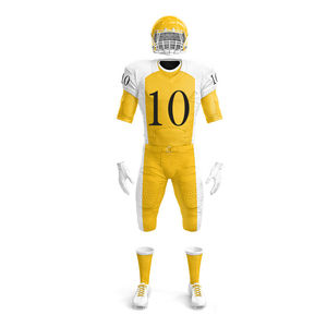 Uniforme de Fútbol Americano al por Mayor, Ropa de Equipo de Alta Calidad, Personalizable, Transpirable, de Secado Rápido, Antibacteriano, Talla Grande, Pantalones Cortos 100% - Product Image 5