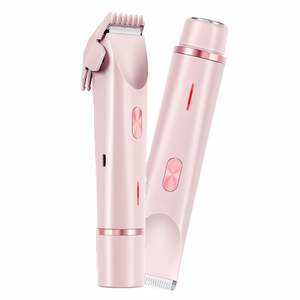 Afeitadora Eléctrica 2 en 1 de Doble Cabezal, Recargable por USB, Resistente al Agua, para Piernas, Brazos y Rostro - Product Image 6