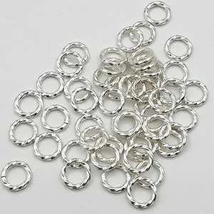 ห่วงทองแดงขนาด 8 มม. แบบเกลียว ไม่มีนิกเกิล สำหรับทำเครื่องประดับ ชุบทอง 18K/เงิน บรรจุในถุง - Product Image 2