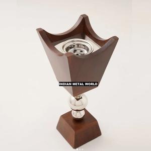 Antique Design Mabkhara brûleur d'encens bois métal maison hôtel accessoire pour encens et aromathérapie diffuseur prix de gros - Product Image 1