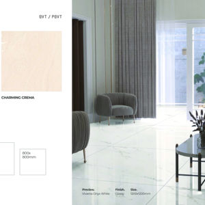 Carreaux de sol et de mur en porcelaine brillante 1200x1200, design luxueux pour les maisons - Product Image 1