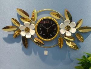 Vente chaude qualité premium horloge murale en métal salon luxe métal ferme Vintage Antique décor à la maison horloge murale en métal - Product Image 2