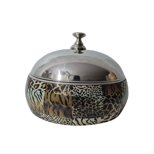 Plat de service alimentaire en acier inoxydable martelé taille personnalisée forme ronde plat de service alimentaire au prix le plus bas - Product Image 5