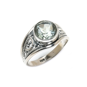 แหวนเงินแท้สีสเตอริงใช้ได้ทั้งชายและหญิง925อัญมณีสีอความารีนอัญมณีสำหรับการหมั้นแบบวินเทจเครื่องประดับเงินครบรอบ - Product Image 2