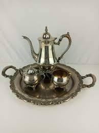 Luxury Silver Plated <b>Tea</b> Service Milk Jug & Sugar <b>Pot</b> <b>Set</b> With Tray for Home Hotel and Kitchenware <b>Tea</b> <b>Set</b> Decorative Coffee <b>Set</b> - Product Image 2