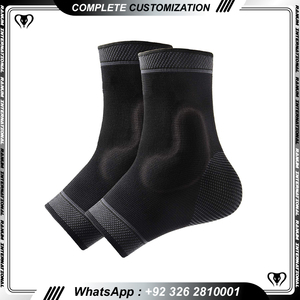 Chaussettes de compression unisexes en nylon haut soutien de la voûte plantaire manches de compression de cheville en maille respirante - Product Image 6