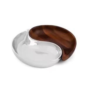 Plateaux de service en forme d'arbre en aluminium de qualité supérieure Design de luxe moderne pour décor de noël bonbons alimentaires servant vente chaude - Product Image 3