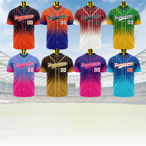 Vente chaude Vintage Best Sportswear Polyester Outdoor Baseball Jersey avec design cousu - Product Image 3