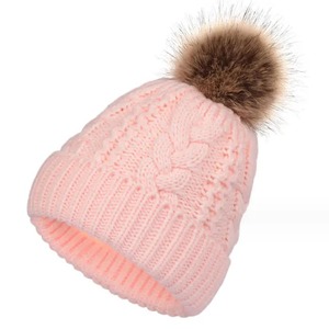 หมวกปอมปอมปอมอินเทรนด์กับเสื้อขนปุยที่สมบูรณ์แบบสำหรับสภาพอากาศหนาวเย็นหมวกปอมปอมปอมสไตล์แฟชั่นสำหรับทุกเพศพร้อมโลโก้ที่กำหนดเอง - Product Image 2