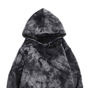 เสื้อมีฮู้ดสำหรับผู้ชายเสื้อมีฮู้ดสีดำขนาดใหญ่พิเศษโลโก้ตามสั่ง - Product Image 6