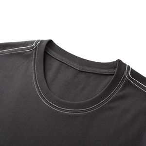 เสื้อคอกลมผ้าคอตตอนสำหรับผู้ชายระบายอากาศได้ดีสวมใส่สบายปรับแต่งได้สำหรับใส่ในชีวิตประจำวันและมีสไตล์เสื้อเจอร์ซีย์แห้งเร็ว - Product Image 5