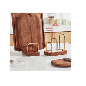 Support de planche à découper debout en acier personnalisé avec organisateur de couteaux et taille personnalisée prix bon marché Offre Spéciale - Product Image 1