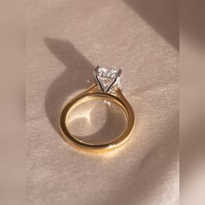 Wholesale Lab Grown Diamond <b>Cushion</b> Engagement <b>Ring</b> Gold Setting Luxury Fine Jewelry Factory Direct - Product Image 3