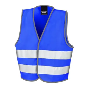 Gilet de sécurité junior à visibilité accrue avec autocollants et lumières réfléchissantes – Article promotionnel de sécurité - Product Image 6
