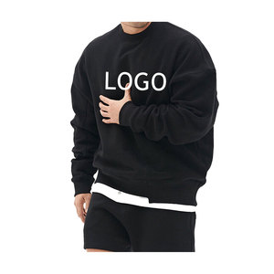 OEM personalizado de los hombres de estilo de la calle Jersey térmico de moda impreso patrón de tela de lana 100% algodón a granel sudadera de invierno - Product Image 1