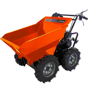 Minidumper de orugas para transporte de materiales, motorizado, fácil de operar, 5 años de garantía, colores rojo/negro/plateado/blanco - Product Image 5