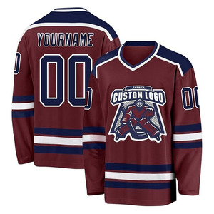Jersey de Hockey sobre Hielo con Logotipo Personalizado por Sublimación, Tenzo Intl, Alta Calidad, Spandex/Poliéster, Secado Rápido, Transpirable, Unisex, Adulto, OEM - Product Image 1