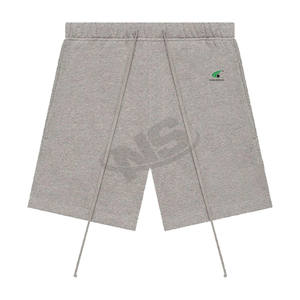 Léger hommes maille Shorts en gros couleur unie solide séchage rapide Gym entraînement Fitness Logo personnalisé respirant été entraînement - Product Image 1
