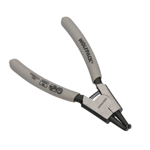 Pinze per Anelli Elastici Esterni Curve 125 mm. Acciaio DIN 5254 - Product Image 1