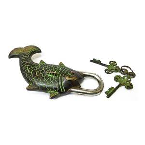 Candado de seguridad industrial portátil con llave Material de hierro de latón impermeable para almacenamiento seguro y seguridad - Product Image 2